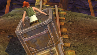 Illustration for article titled The Most Insane Minecart Levels In Video Games